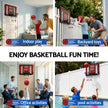 Everfit Mini Basketball Hoop Over Door Indoor LED Scoreboard Kids Set 40x30cm