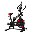 Spin Exercise Bike – 6kg Flywheel | Adjustable Resistance | LCD Monitor | Bonus Phone & Drink Holder | 120kg Capacity