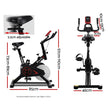 Everfit Spin Bike – 6kg Flywheel | Adjustable Resistance | LCD Monitor | 100kg Capacity