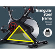 Everfit Spin Bike – 6kg Flywheel | Adjustable Resistance | LCD Monitor | 100kg Capacity