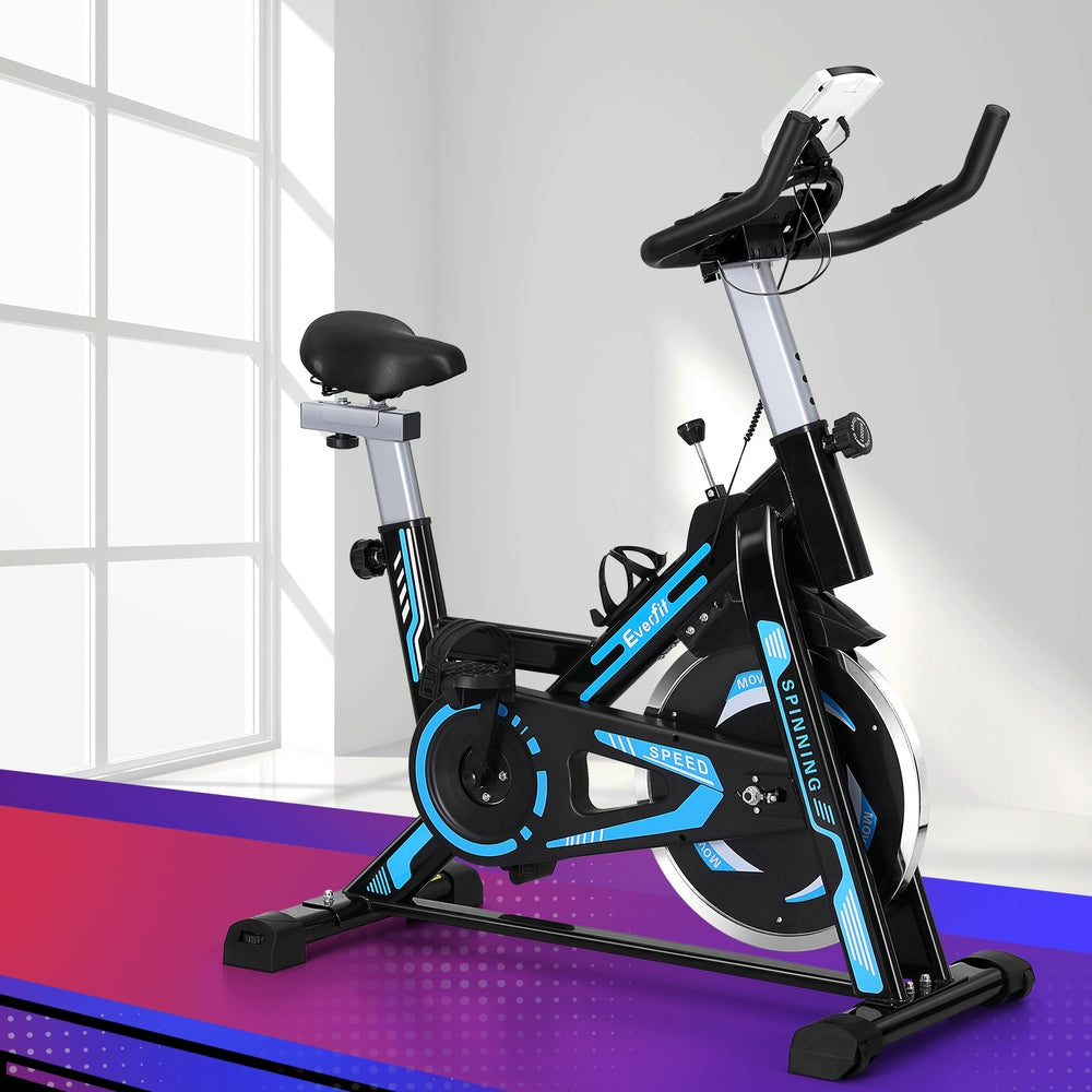 Everfit Spin Bike Exercise Bike – 13kg Flywheel, 150kg Capacity