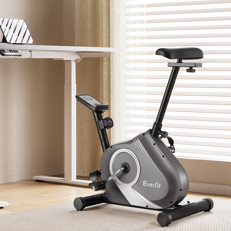 Everfit Under Desk Exercise Bike Magnetic Resistance Cardio workouts 120kg Capacity