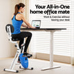 Everfit Under Desk Exercise Bike Magnetic Resistance X-bike Workouts 100kg Capacity