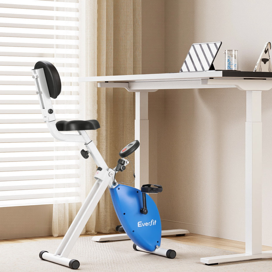 Everfit Under Desk Exercise Bike Magnetic Resistance X-bike Workouts 100kg Capacity