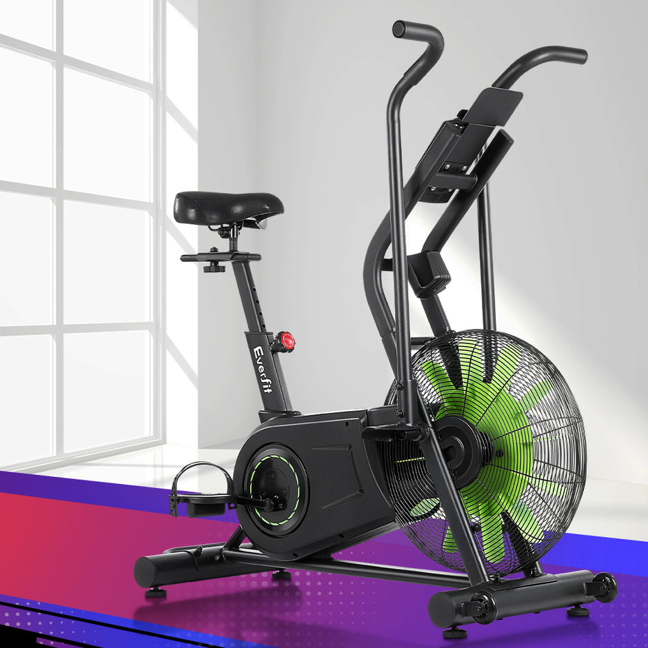 Everfit Air Bike Dual Action Exercise Bike – Home Gym Cardio