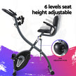 Everfit Folding Exercise Bike – Magnetic X-Bike Aerobic Trainer