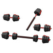 Everfit 20kg Adjustable Dumbbell Barbell Set Weight Plates Home Workout