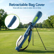 Everfit Golf Stand Bag Lightweight Sunday Pitch And Putt Bag Blue