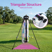 Everfit Golf Stand Bag Lightweight Sunday Pitch And Putt Bag Holographic