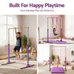 Everfit Kids Gymnastics Bar Pull Up Station Monkey Bar Adjustable Indoor Garden