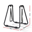 Everfit Dip Station Parallel Bars Heavy Duty Home Gym Stand Calisthenics Black