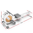 Everfit Rowing Machine for Home Magnetic Rowing Machine App Compatible Quiet Exercise Equipment White