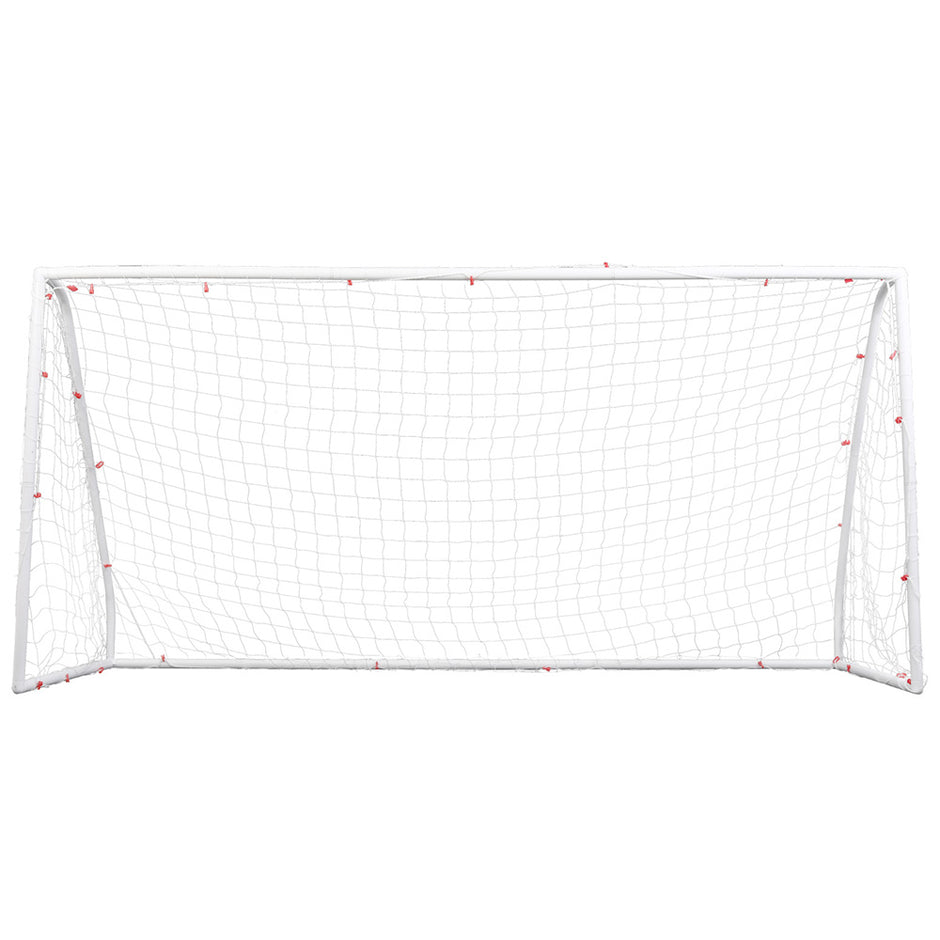 Everfit 12FT Soccer Football Goal Net UPVC Frame with PE Mesh Weatherproof Portable Goals for Backyard Training Competitive Play