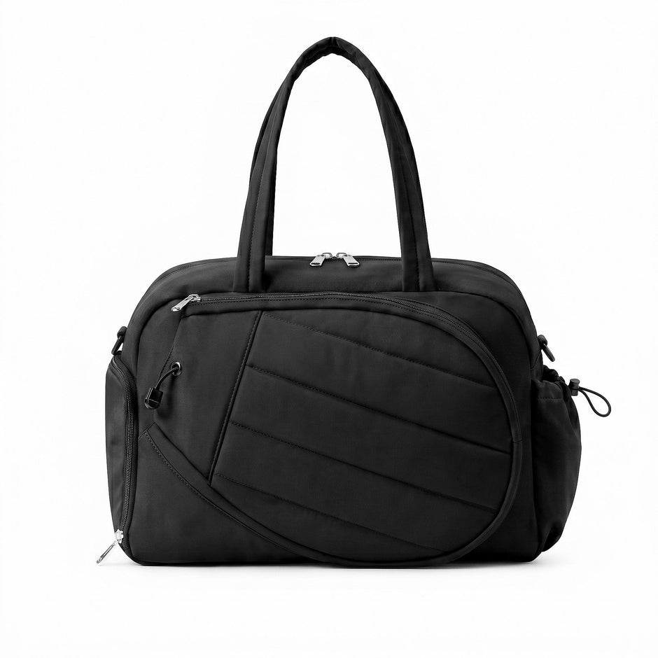 Everfit Tennis Tote Bag Gym Bag Sports Duffle Bags Holds 2 Rackets Black – view 3