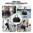 Everfit Tennis Tote Bag Gym Bag Sports Duffle Bags Holds 2 Rackets Black – view 7
