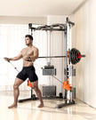 SmartFit C3 Max multi functional trainer smith machine with 130kgs pin loaded weights Machine with attachment