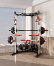 SmartFit C1 Max Multi Functional Cable Crossover Station 130kgs Pin Loaded  Machine + Multi Func Bench+7Ft Olympic Barbell + 100kgs Weights