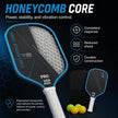 T700 Carbon Fibre Pickleball Paddle Set – 2 Paddles, 4 Balls & Bag (Blue)