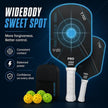 T700 Carbon Fibre Pickleball Paddle Set – 2 Paddles, 4 Balls & Bag (Blue)