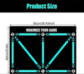 Football Training Mat Silent Step Mat 60x90cm