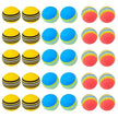 EVA Golf Training Balls 30 pcs Soft Practice Balls for Indoor and Outdoor Use