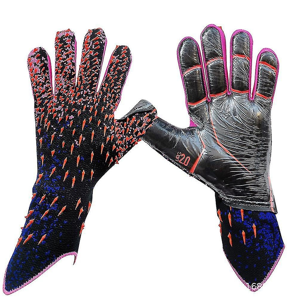 Football Goalkeeper Gloves for Kids Durable Green Size 6