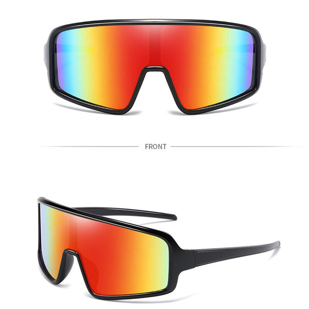 Sport Sunglasses - Red - Extra Large Frame - Cycling Glasses, Sports Glasses