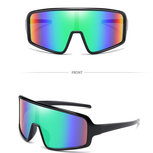 Sport Sunglasses - Green - Extra Large Frame - Cycling Glasses, Sports Glasses
