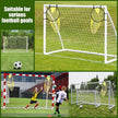 2-Pack Football Goal Training Nets, Durable Stable for Shooting Practice, Easy to Assemble Remove, Black, 7.3 x 4.1 x 3.3 ft