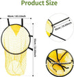 2-Pack Soccer Goal Net for Shooting Training, Portable Foldable, 6x4ft, Yellow