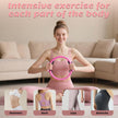 13-Piece Pilates Equipment Set for Women - Yoga & Fitness Set - Home Pilates Training Set - Home Gym Set - Exercise Bands - Resistance Band - Exercise Ball - Beginner Yoga Set with Pilates Ring, 24 cm Yoga Ball, 5 Resistance Bands, Magic Circle