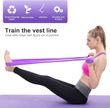 2 pieces - Exercise bands - 1.5 m - Resistance band - Resistance bands - Silicone exercise bands - yoga band - pilates band - sports band - Fitness elastic bands - Fitness equipment - For yoga, pilates, rehabilitation in the gym or at home