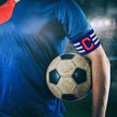 Adjustable Football Captain's Armband 3 pcs Compatible with Football Hockey Rugby for Adults and Youth