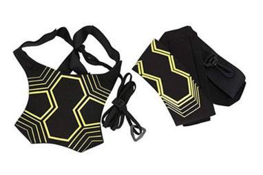 Elastic Training Band for Football Yellow Black 150