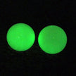 Worgeous Durable Fluorescent Golf Balls for Playing Automatic Light Absorbing Night Green 6pcs