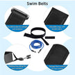 Adjustable swimming belt for pool, swimming resistance belt, swimming belt for pool hanging training, bungee swimming resistance