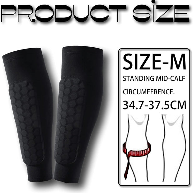 Children's Leather Pads, Ski Pads, Football Pads, Calf Protection, Football Equipment Pad Teenager Unisex Breathable Pads Protect Athletics, 1 Pair