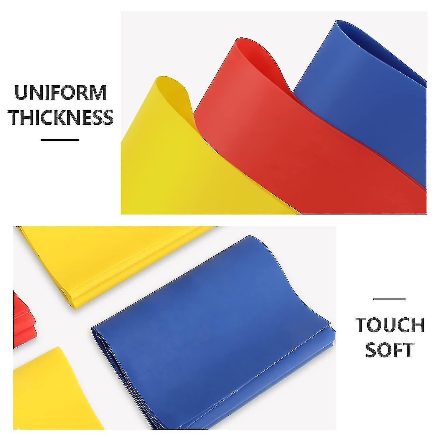 Yoga Resistance Band Set for Stretching & Home Fitness