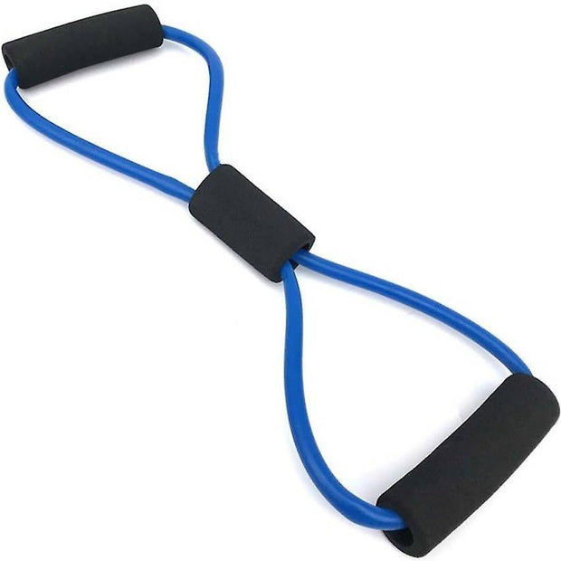 Blue Yoga Resistance Band for Home & Gym