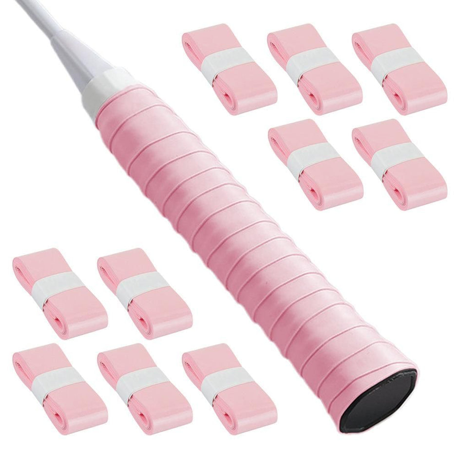 10 Pcs Tennis Racket Grip Tape PU Anti-Slip Overgrip Black – view 7