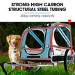 TAG-ALONG Pet & Cargo Bike Trailer, Bicycle Pet & Cargo Trailer, Cargo Carrier, Blue