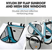 TAG-ALONG Pet & Cargo Bike Trailer, Bicycle Pet & Cargo Trailer, Cargo Carrier, Blue