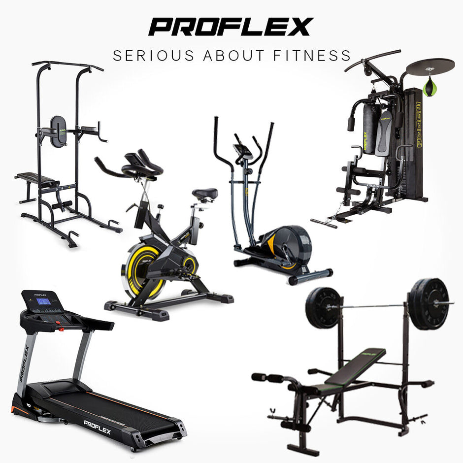 PROFLEX 2x 50mm Olympic Gym Barbell Collar Lock Clips, for Home Fitness Bodybuilding Weights Training Lock Clips