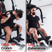 PROFLEX Home Gym Exercise Machine Fitness Equipment Weight Bench Press Set 100lbs