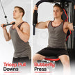 PROFLEX Home Gym Exercise Machine Fitness Equipment Weight Bench Press Set 100lbs