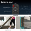 PROFLEX Electric Walking Pad Under Desk Treadmill, Compact Foldable Size, Tablet Holder, LCD Display, Walk or Light Jog