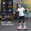 BULLET SX-2000 Hoverboard Scooter, 500W Brushless, Superior Self Balancing System, UL Certified, LED Lights, Pink Camo