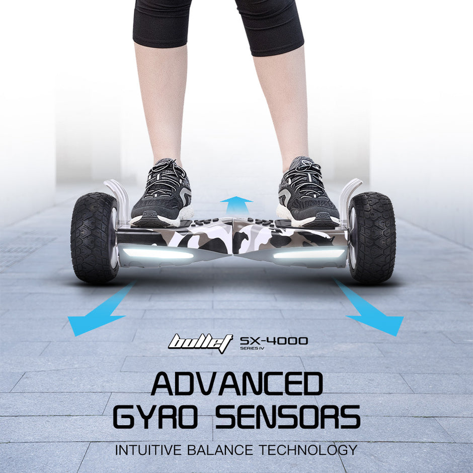 BULLET SX-4000 Hoverboard Scooter, 8.5