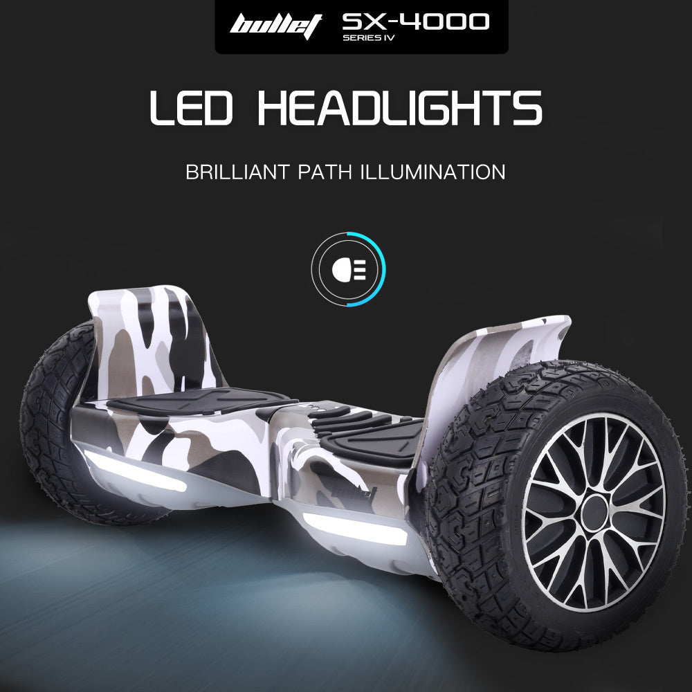 BULLET SX-4000 Hoverboard Scooter, 8.5