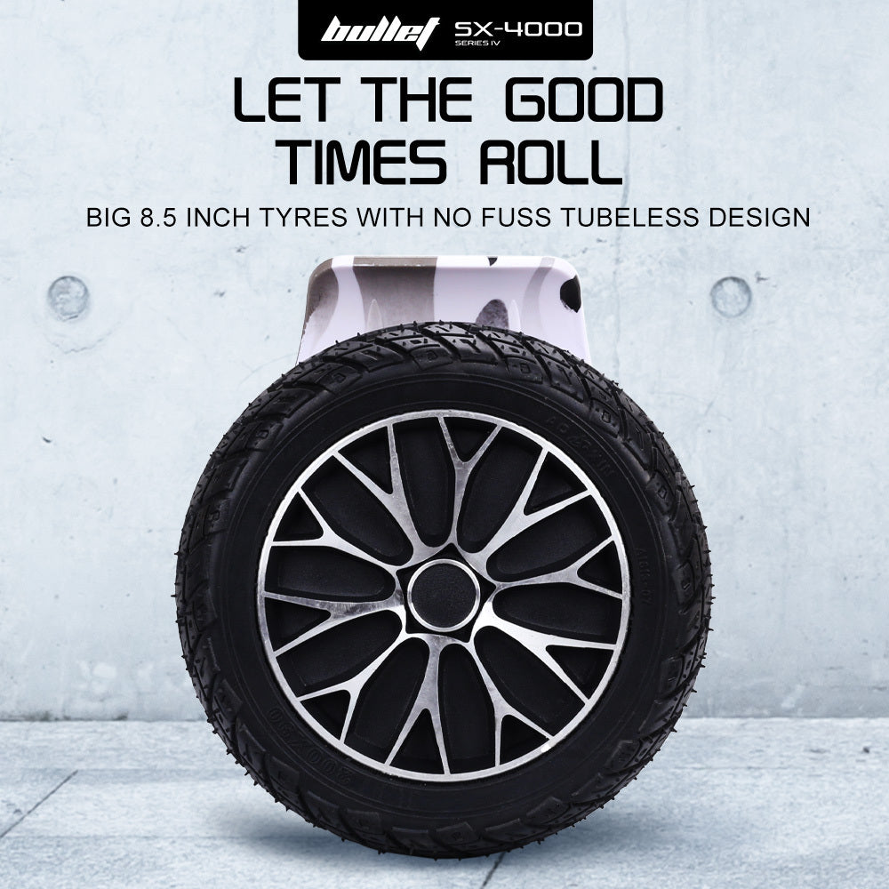 BULLET SX-4000 Hoverboard Scooter, 8.5